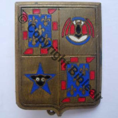 A0676 1975circa ET.1.61 TOURAINE ORLEANS  DrP+Past Guilloche Yeux blancs EMAIL Sc.solraf 19Eur10.10 